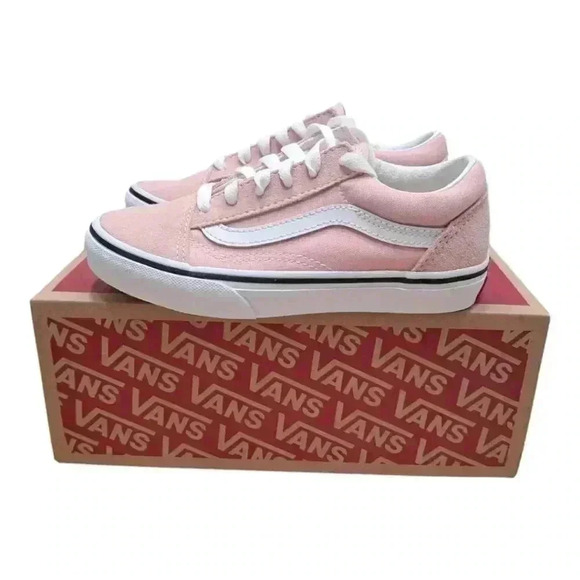 NWT Vans Kids Old Skool Shoe - Powder Pink - MultiSize - Picture 6 of 11